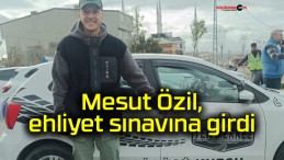 Mesut Özil, ehliyet sınavına girdi