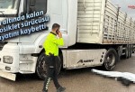 Tırın altında kalan motosiklet sürücüsü hayatını kaybetti