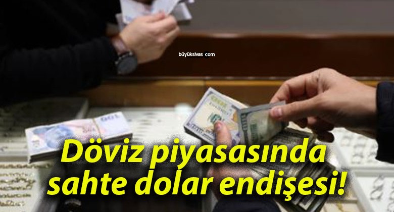 Döviz piyasasında sahte dolar endişesi!