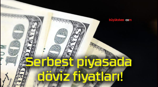 Serbest piyasada döviz fiyatları!