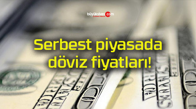 Serbest piyasada döviz fiyatları!