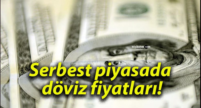 Serbest piyasada döviz fiyatları!