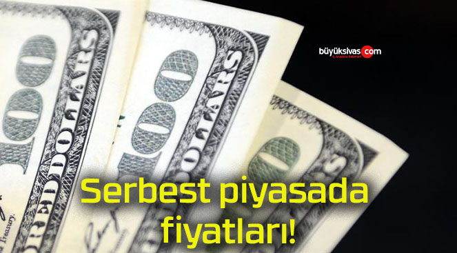 Serbest piyasada döviz fiyatları!