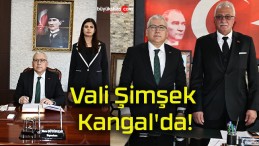 Vali Şimşek Kangal’da!