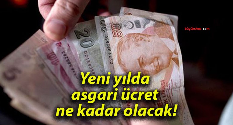 Yeni yılda asgari ücret ne kadar olacak!