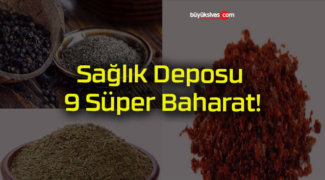 Sağlık Deposu 9 Süper Baharat!