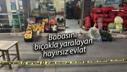 Bir kişi tartıştığı babasını bıçakla yaraladı