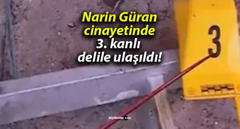 Narin Güran cinayetinde 3. kanlı delile ulaşıldı!