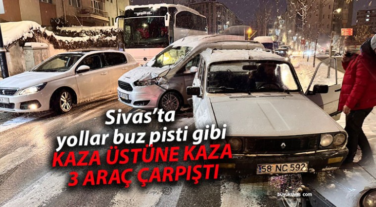 Sivas’ta Buzlanma Kazalara Neden Oluyor