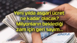 Yeni yılda asgari ücret ne kadar olacak? Milyonların beklediği zam için geri sayım…