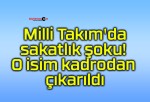 Milli Takım’da sakatlık şoku! O isim kadrodan çıkarıldı