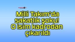 Milli Takım’da sakatlık şoku! O isim kadrodan çıkarıldı