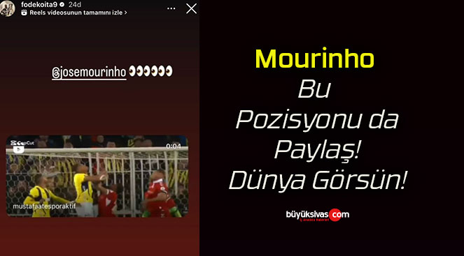 Mourinho Bu Pozisyonu da Paylaş! Dünya Görsün!