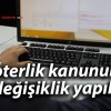 Noterlik kanununda değişiklik yapıldı