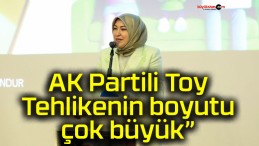 AK Partili Toy “Tehlikenin boyutu çok büyük”