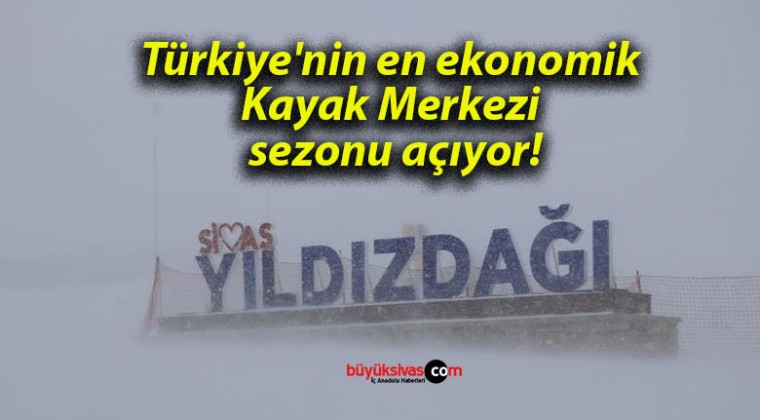 Türkiye’nin en ekonomik Kayak Merkezi sezonu açıyor!