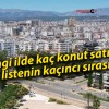 Hangi ilde kaç konut satıldı! Sivas listenin kaçıncı sırasında?