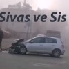 Sivas’ta Yoğun Sis: Yumurtatepe Parkı Yakınında Maddi Hasarlı Kaza