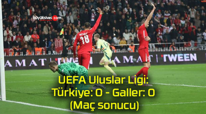 UEFA Uluslar Ligi: Türkiye: 0 – Galler: 0 (Maç sonucu)