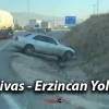 Sivas-Erzincan Karayolunda Trafik Kazası: Araç Şarampole Yuvarlandı