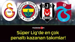 Süper Lig’de en çok penaltı kazanan takımlar!