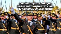 Cumhurbaşkanı Erdoğan hakkında soruşturma açılan teğmenlerle ilgili konuştu