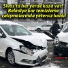 Sivas Kar Altında Belediyeden Karla Mücadele Yok!