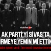 AK Parti Sivas Merkez İlçe Kongresi Boş Salonda Gerçekleşti