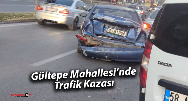 Gültepe Mahallesi’nde Trafik Kazası: İki Araç Çarpıştı