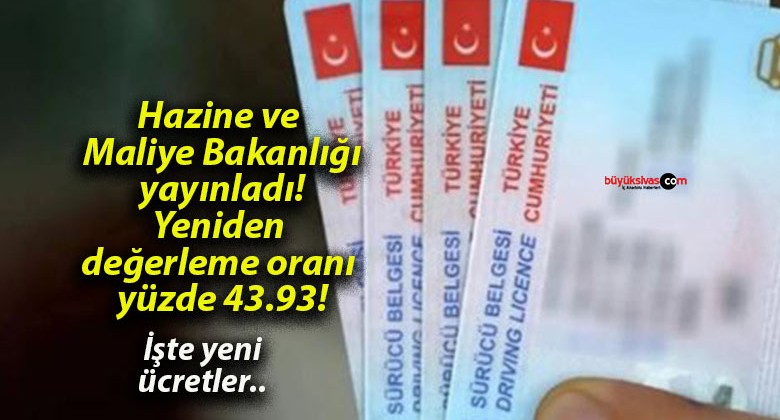 Hazine ve Maliye Bakanlığı yayınladı! Yeniden değerleme oranı yüzde 43.93!