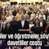 Veliler ve öğretmeler söyledi, davetliler coştu