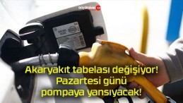 Akaryakıt tabelası değişiyor! Pazartesi günü pompaya yansıyacak!