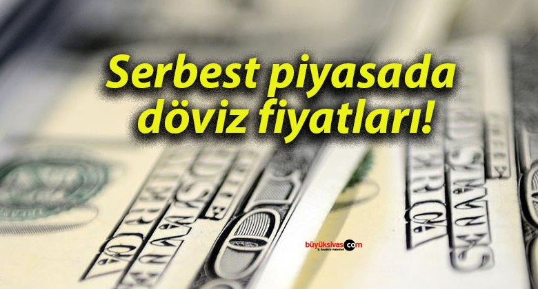 Serbest piyasada döviz fiyatları!