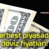 Serbest piyasada döviz fiyatları!