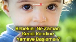 Bebekler Ne Zaman Kendi Kendine Yemeye Başlamalı?