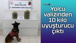 Yolcu valizinden 10 kilo uyuşturucu çıktı