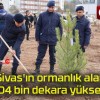 Sivas’ın ormanlık alanı 504 bin dekara yükseldi!