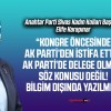 AK Parti Delege Listesine Bir İtirazda Anahtar Parti Kadın Kolları Başkanından