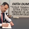 AK Parti’de En Son Ses Yükselten İsim Fatih Duman Oldu!