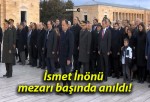 İsmet İnönü mezarı başında anıldı!