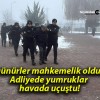 Dünürler mahkemelik oldu! Adliyede yumruklar havada uçuştu!