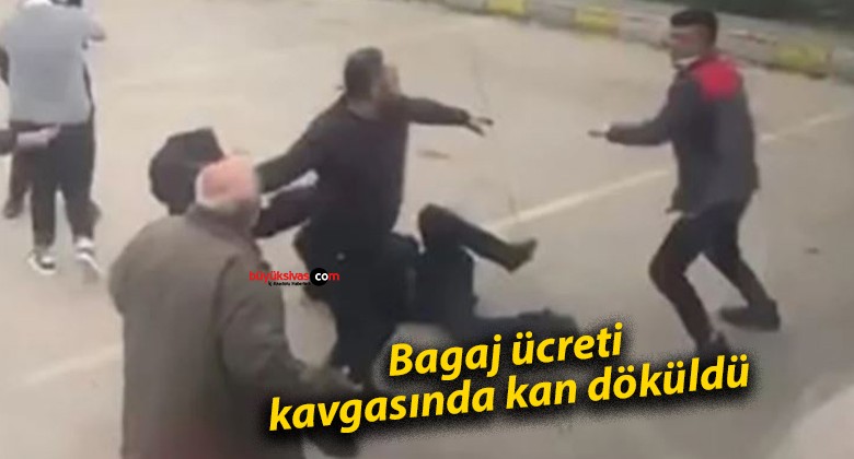 Bagaj ücreti kavgasında kan döküldü