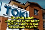 Ev sahibi olmak isteyenlere büyük fırsat! TOKİ 2+1 daireler için başvuruları başlattı!