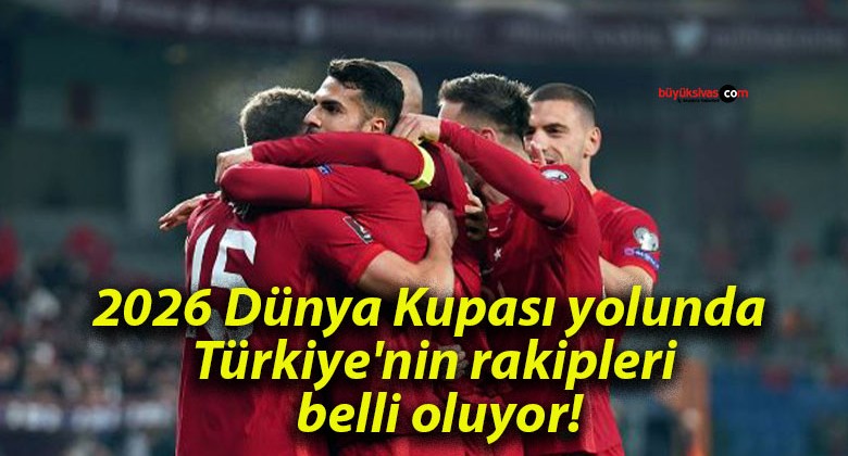 2026 Dünya Kupası yolunda Türkiye’nin rakipleri belli oluyor!