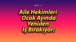 Aile Hekimleri Ocak Ayında Yeniden İş Bırakıyor!