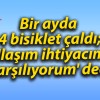 Bir ayda 4 bisiklet çaldı; ‘Ulaşım ihtiyacımı karşılıyorum’ dedi