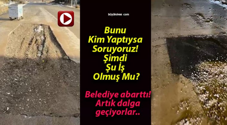 Bunu Kim Yaptıysa Soruyoruz! Şimdi Şu İş Olmuş Mu?