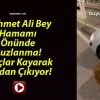 Mehmet Ali Bey Hamamı Önünde Buzlanma! Araçlar Kayarak Yoldan Çıkıyor! 