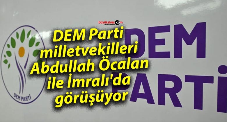 DEM Parti milletvekilleri Abdullah Öcalan ile İmralı’da görüşüyor