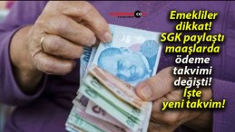 Emekliler dikkat! SGK paylaştı maaşlarda ödeme takvimi değişti! İşte yeni takvim!